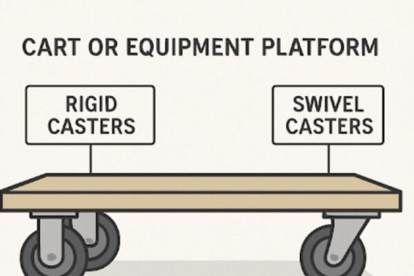 When to Use Rigid Casters Instead of Swivel Casters in Equipment Design Rigid Casters